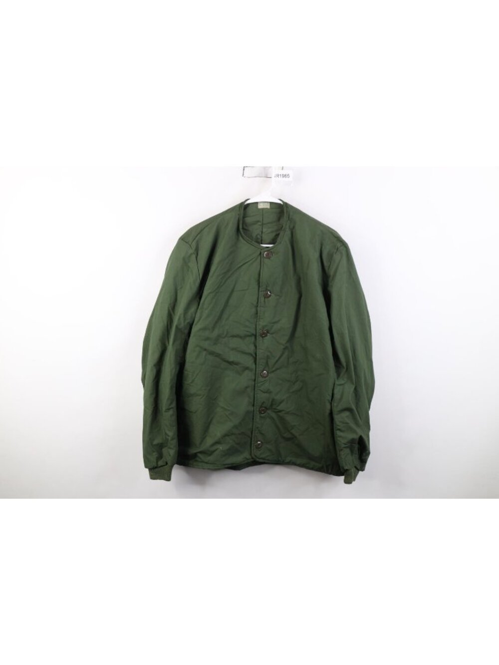 Vintage 70s Vietnam War Sweden Military Mens C148 M59 Quilted Liner Jacket Green